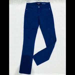 BEBE skinny jeans . Size 24 . Royal blue .